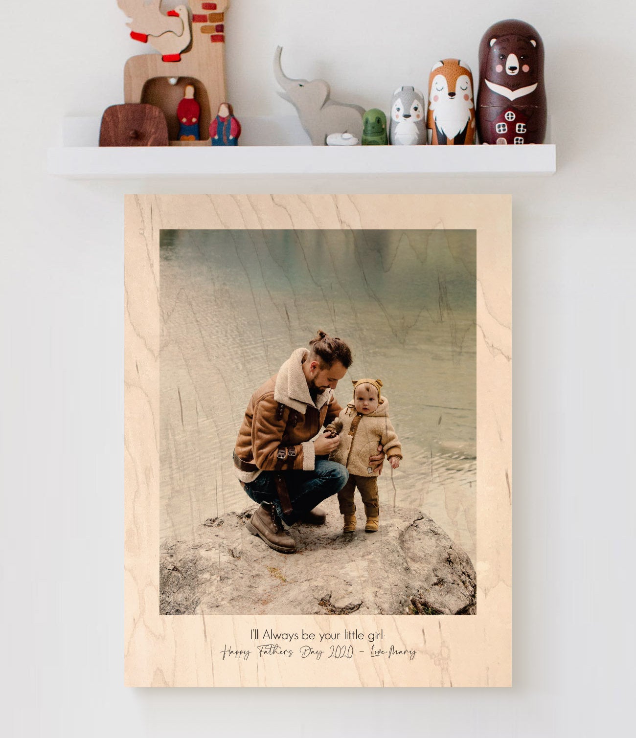 Custom Father's Day Photo Frame Picture Gift For Dad, Personalized Pho –  East Coast Krafters